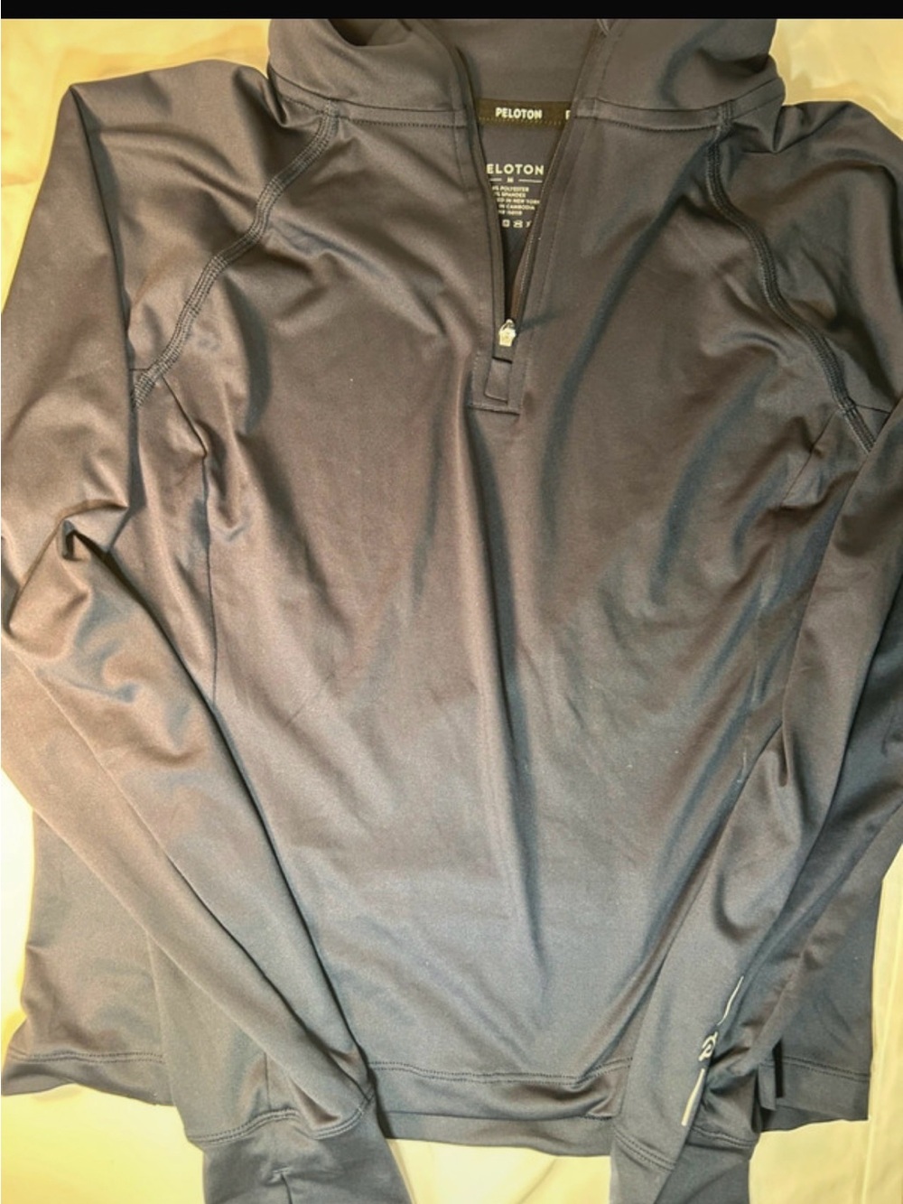 Peloton Women’s Blue Quarter-Zip Hoodie Pullover